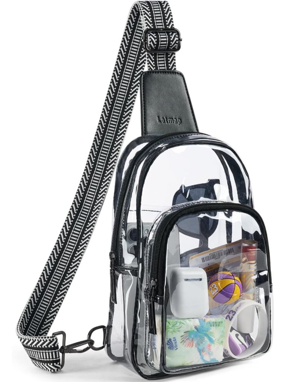 Clear Stadium Event Bag | Transparent Crossbody Purse for Concerts & Sports
